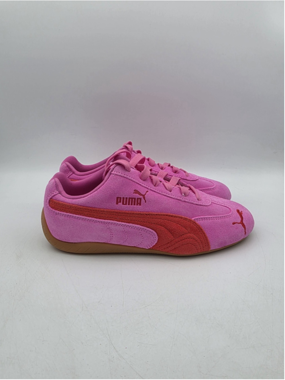 Puma Speedcat OG Pink Pixel Glowing Red Shoes 400986-56 Women's Size 8.5